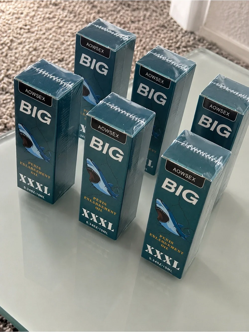 BIG XXXL Men's Grooming Oil – Blue ()